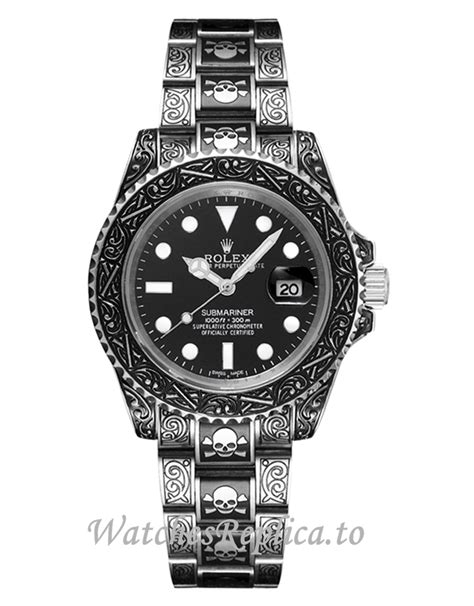 rolex with skulls|Rolex submariner for sale.